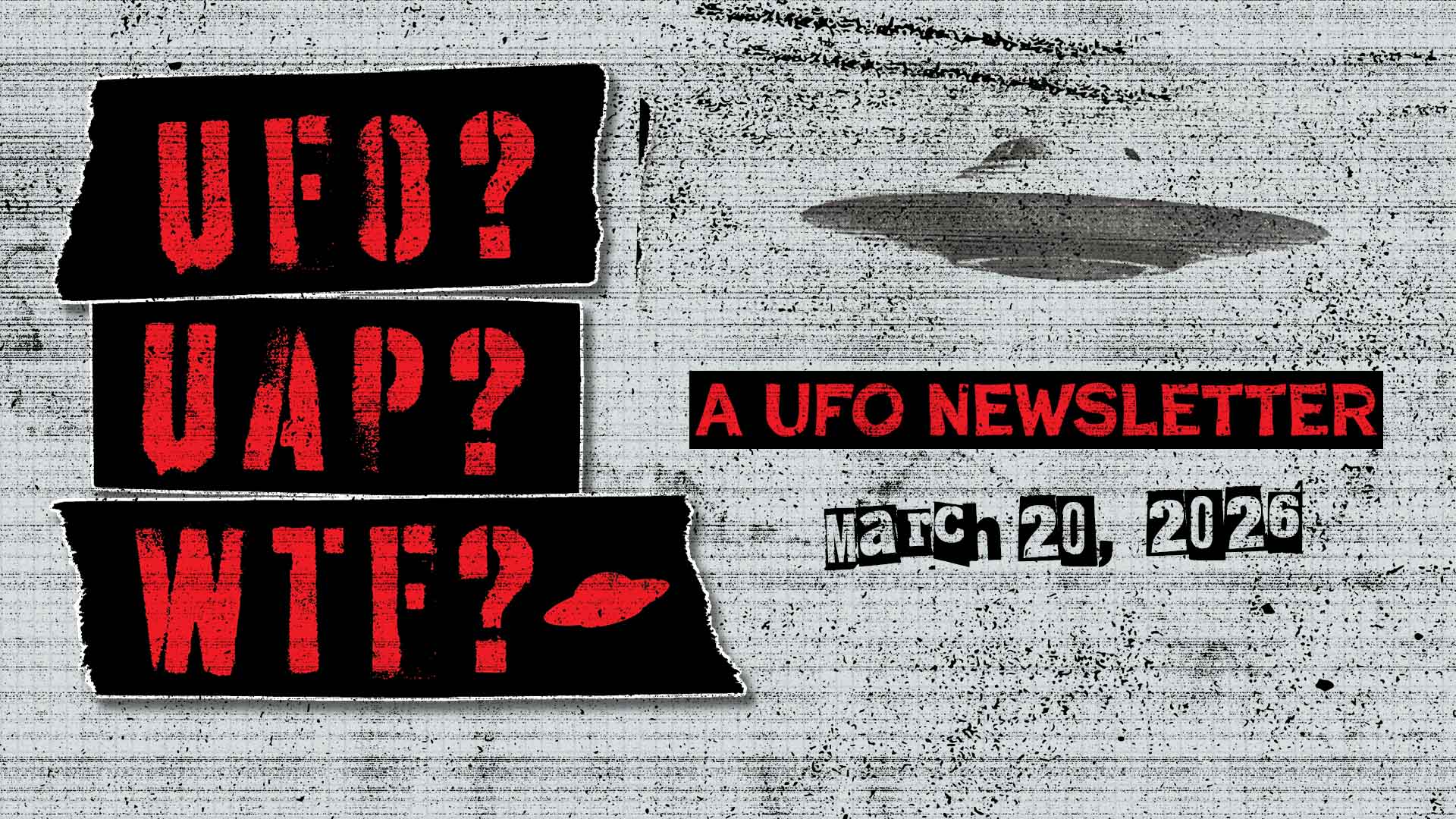 A UFO Newsletter